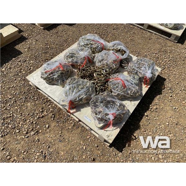 (10) 1/2" 25 FT. CHAINS