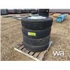 Image 1 : (UNUSED) (4) GRIZZLY 11R24.5 TRUCK STEERING TIRES