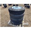 Image 2 : (UNUSED) (4) GRIZZLY 11R24.5 TRUCK STEERING TIRES