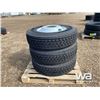Image 1 : (3) GRIZZLY D808 11R22.5 TRUCK DRIVE TIRES & RIM