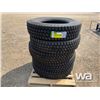 Image 1 : (UNUSED) (5) GRIZZLY 11R24.5 TRUCK DRIVE TIRES