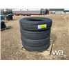 Image 1 : (4) GRIZZLY K216 11R24.5 TRUCK STEERING TIRES