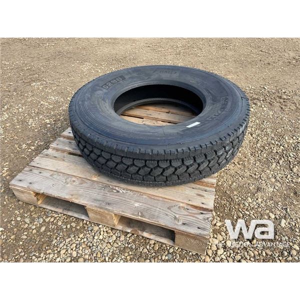 (1) GRIZZLY D298 11R22.5 TRUCK DRIVE TIRES