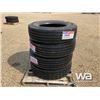 Image 1 : (UNUSED) (4) KAPSEN 275/70R22.5 TRUCK TRAILER TIRE