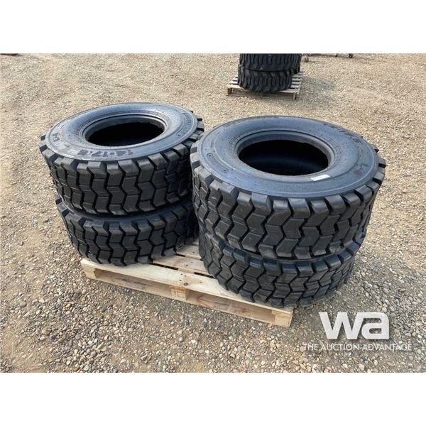 (UNUSED) (4) ROADHIKER 14-17.5 SKID STEER TIRES