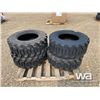 Image 2 : (UNUSED) (4) HONOUR 12-16.5 SKID STEER TIRES