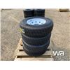 Image 2 : (UNUSED) (4) GRIZZLY 235/80R16 TRAILER TIRES & RIM