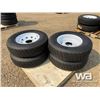 Image 2 : (UNUSED) (4) GRIZZLY 235/80R16 TRAILER TIRES & RIM