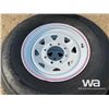 Image 3 : (UNUSED) (4) GRIZZLY 235/80R16 TRAILER TIRES & RIM
