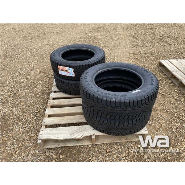 (UNUSED) (4) CENTARA SNOW CUTTER 225/65R17 TIRES