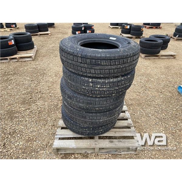 (UNUSED) (5) GRIZZLY LM126 235/85R16 TIRES