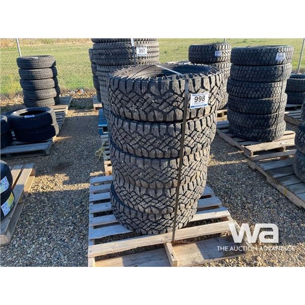 (5) GOODYEAR DURATRACS 265/70R17 TIRES