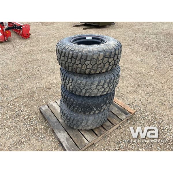 (4) BFGOODRICH MUD-TERRAIN 31X10.5R15 TIRES & RIMS