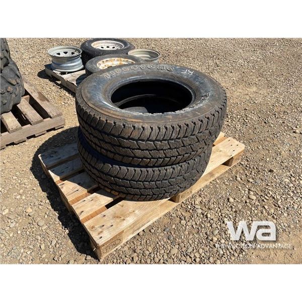 (2) FIRESTONE TRANSFORCE AT 275/70 R18 TIRES