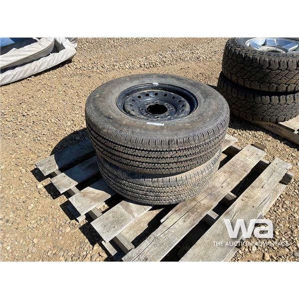 (2) BRIDGESTONE 245/75 R16 TIRES & RIMS