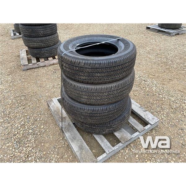 (4) BRIDGESTONE DUELER H/T 255/70R17 TIRES