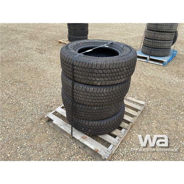 (4) GOODYEAR WRANGLER 265/70R17 TIRES