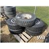 Image 1 : (4) WRANGLER DURATRAC 285/75 R16 TIRES & RIMS