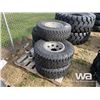 Image 2 : (4) WRANGLER DURATRAC 285/75 R16 TIRES & RIMS