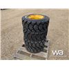 Image 2 : SKID STEER 10-16.5 L5 14PR TIRES ON JD RIMS