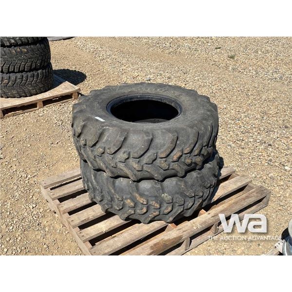 (1) GOODYEAR 340/80 R18 TIRES