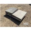 Image 2 : (5) 24" X 24" CEMENT SIDEWALK PADS