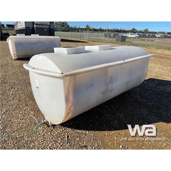 MARMOT PLASTICS 1,000 L METHANOL TANK