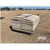 Image 2 : (3) PALLETS 2' X 8' X 3/4" CONCRETE FORMS