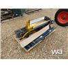 Image 2 : ELECTRIC WOOD SPLITTER & METAL SAW HORSES