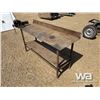 Image 4 : 2 X 6 FT. STEEL SHOP TABLE & VISE