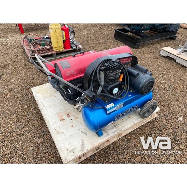 OMEGA PK-3011 3HP 11 GAL. ELECTRIC AIR COMPRESSOR