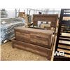 Image 1 : BED FRAME, DRESSER, & NIGHT STAND