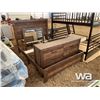 Image 2 : BED FRAME, DRESSER, & NIGHT STAND