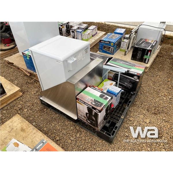 DANBY MINI FRIDGE, (2) COUNTER TOP OVENS