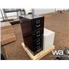 Image 3 : WHITE 2 DRAWER & BLACK 4 DRAWER FILE CABINETS