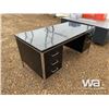 Image 2 : BLACK DESK WITH 5 DRAWERS