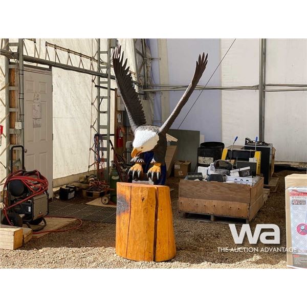 EAGLE WOOD CARVING