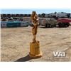 Image 2 : FIGURE IN BURNING FLAMES WOOD CARVING