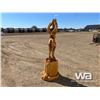 Image 3 : FIGURE IN BURNING FLAMES WOOD CARVING