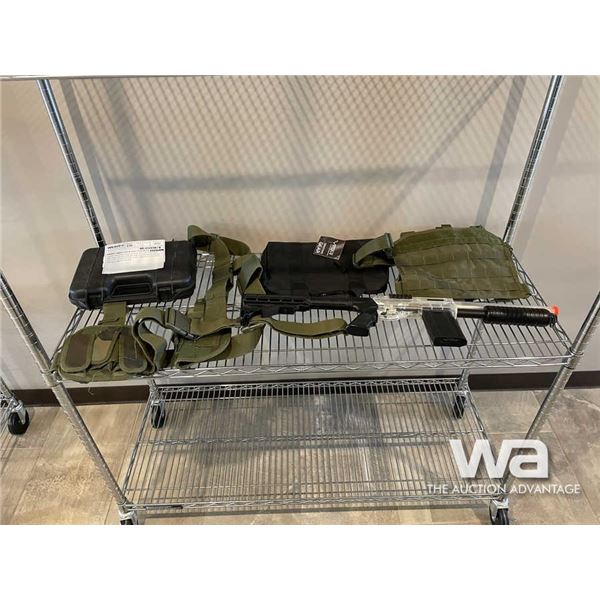 AIRSOFT HAND GUN & SHOT GUN WITH ACCESSORIES