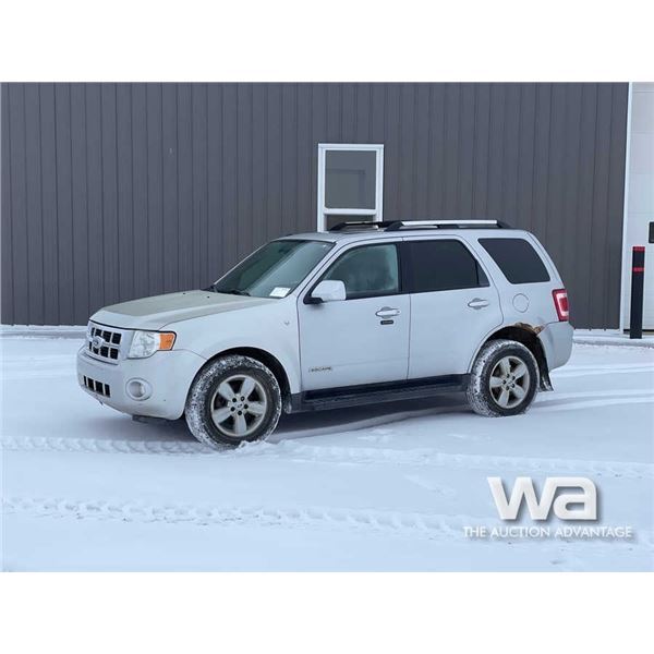 2008 FORD ESCAPE 4 DOOR SUV