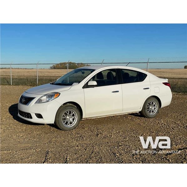 2012 NISSAN VERSA 4 DOOR CAR