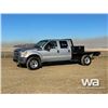 Image 1 : 2011 FORD F350 XLT CREW CAB FLATBED TRUCK