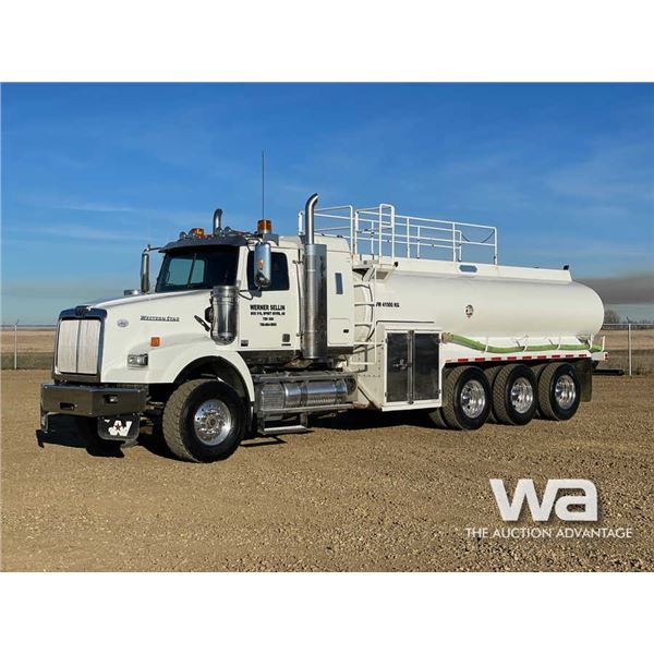 2014 WESTERN STAR 4900SB TRI DRIVE WATER TRUCK