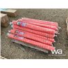 Image 2 : 12 ROLLS OF ORANGE SNOW FENCE