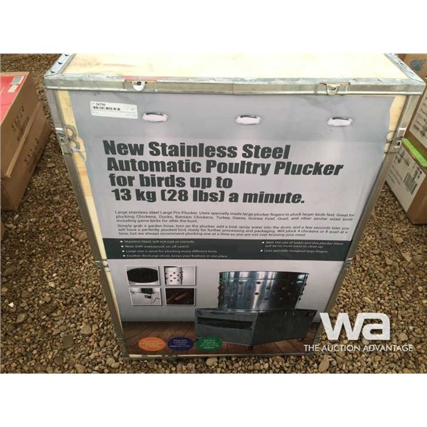 STAINLESS STEEL AUTOMATIC POULTRY PLUCKER