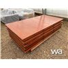 Image 1 : (5) DINING ROOM TABLE TOPS (NO PEDASTALS)