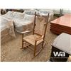 Image 1 : AMISH SOLID WOOD ROCKING CHAIR