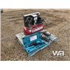 Image 1 : SANBORN 2 HP AIR COMPRESSOR, MAKITA SABRE SAW