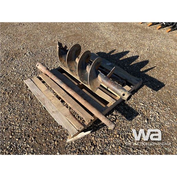16" AUGER WITH 2' AND 4' EXTENSIONS